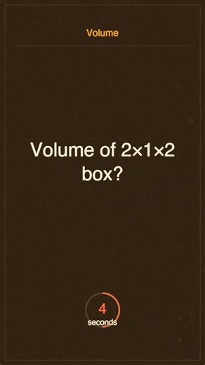 Pause & solve! Volume — are you sharp enough? 🧠
