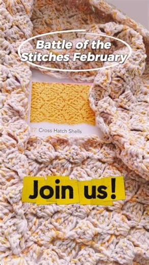 Can You Design With This Stitch? 🧶 Cross Hatch Shells