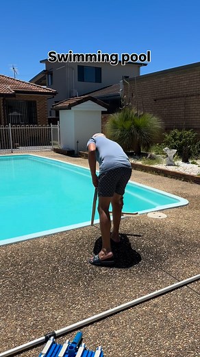 102K views · 975 reactions | Cleaning swimming pool.! Extra work  More tips on YouTube channel. Link in my bio. #australia #aussiesofinstagram #australialife #aussielife #swimming #swimming_pool #outdoor #wollongong #gujjugirl #gujju #ukdiaries #aussiediaries | Bharti Haripara | Facebook