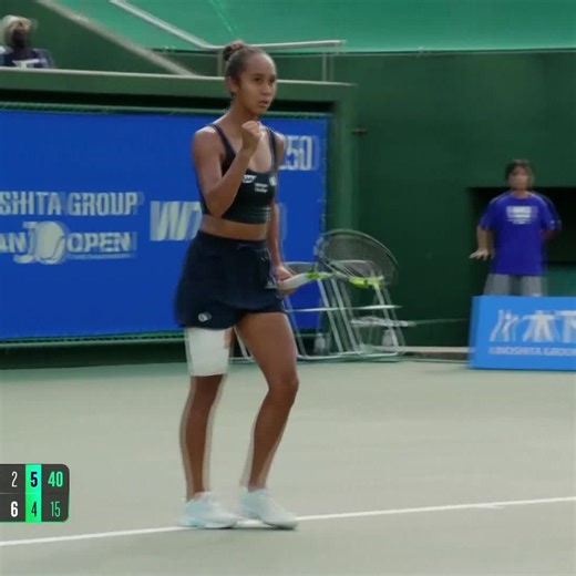Three set battle ✅ Leylah Fernandez overcomes Cirstea 6-1, 2-6, 6-4 to reach the final in Osaka 💪 #JapanOpen | WTA