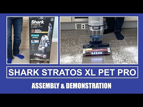 Shark Stratos XL Pet Pro Vacuum Cleaner Demonstration & Review