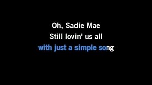 Karaoke Sadie - The Spinners - CDG, MP4, KFN - Karaoke Version