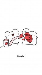 Love machine ❤️✨ #cuteart #animation #coupleart | KennysGifs