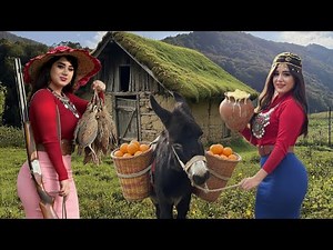 The Tough Challenge of Nomadic Life | How Do Village Girls Hunt in the Mountains?