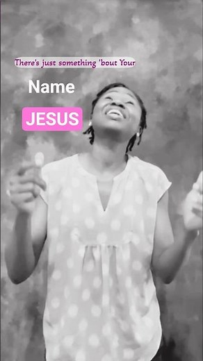 "There's just something 'bout Your Name that makes me cry, "Holy".There is no other name..."