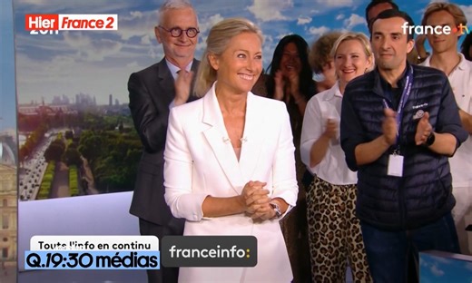 Anne-Sophie Lapix fait ses adieux au 20h