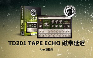 BlackRooster TD201 磁带延迟插件 - 功能最强大的RE201模拟？