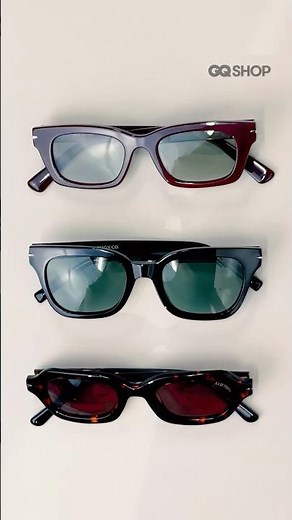 シーンに合わせて選びたい、3つのシグネチャーモデル🕶️この夏を彩るサングラスを、GQ SHOPでチェック！SAD EYEWEAR - NOIR