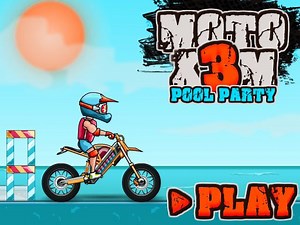 Play Moto X3M Pool Party | Free Online  Games. KidzSearch.com
