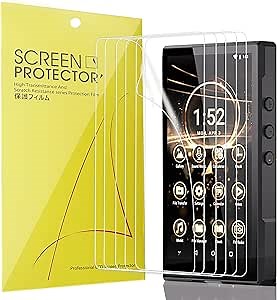 Lamshaw Compatible for Luoran N2 MP3 Player Screen Protector, [6 Pack] Full Coverage TPU Clear Film Compatible for Luoran N2 5.0" MP3 Player (6 PACK)