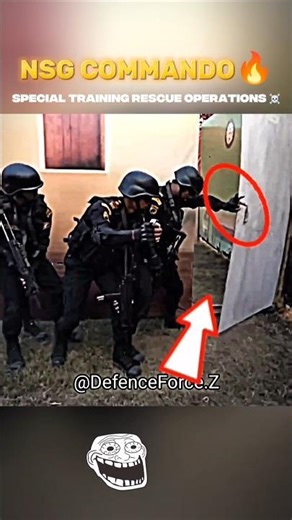 NSG COMMANDO ON ACTION🔥RESCUE OPERATION🔥☠️⚔️ #nsg #commando #army #training #viral #indianarmy