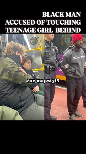 Ur_Majesty 👑🔮🌹 on Instagram: "Number 1 let me start off by saying if this guy had rubbed her behind, I definitely would have called him out on that cse that’s a NO NO!!! Although I don’t have a daughter, I’m a mother and I stand up for all #children, ESPECIALLY BLACK CHILDREN 😐😐 This white girl and her father got on the bus, the black guy was getting off the bus and as he was getting off the bus he sort of rubbed up against her. She turned around and saw w