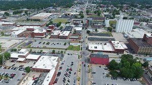 This lot is all 4k drone footage of downtown springfield, mo and the town square. There are a few different angles and shots of the downtown area and the town square.