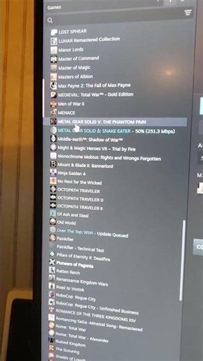 My STEAM game list! By the real Jason mask #gaming #games