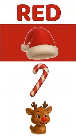 Christmas Colors Song 🎄⭐ | Red Green Gold White