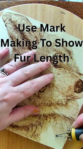 How To - Pyrography Tip 1 #animalart #pyrography #pyrographyart #drawing #art #howto