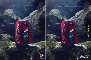 Pepsi VS Coca Cola, botta e risposta sulla pubblicità di Halloween
