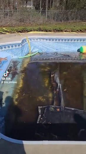 all fixed. 20x40 partician #healthadepopit #fyp #installers #liners #pool #summer #poolguys