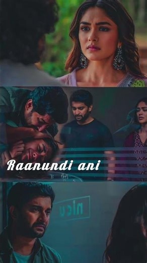 Adiga...❤️‍🩹#hinanna #telugu #nani #mrunal #sadstatus #lyrics #singer #ownvoice #song #viral #love