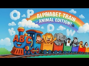 The Alphabet Train — Animal Edition! 🚂🐾 A-B-C, Ride with Me! | Fun ABC Animal Song for Kids