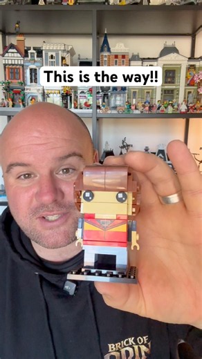 This is how I’m building LEGO brickheadz from now on 👌🔥