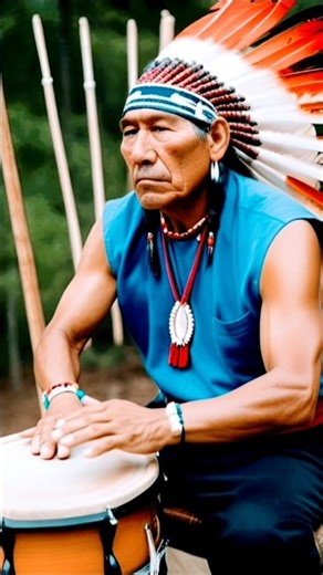 Native Drum Spirit Rhythm 🌄 | Grounding Tribal Beats #NativeDrum #TribalMusic #DrumMeditation