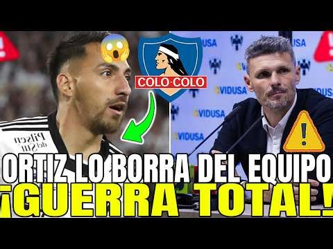 🚨😱 ¡ALERTA MÁXIMA! ¡TRAICIÓN EN COLO COLO! REVELAN QUE ORTIZ "BORRÓ" A CORREA Y EL CAMARÍN EXPLOTA