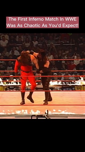 8Ball Wrestling on Instagram: "The first Inferno Match in WWE history in 1998 was between The Undertaker and Kane, taking place at the Unforgiven: In Your House pay-per-view on April 26, 1998. The Undertaker ultimately won the match by forcing Kane's right arm to catch fire outside the ring. Kane has participated in every single Inferno match in WWE history. #theundertaker #kane #wwf #wwe #inferno"
