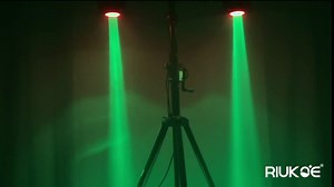 Moving Head dj Lights,RIUKOE Stage Light Halo Beam Light Led Moving Head 60w DMX Sound for Clubs Musical Shows Party Disco