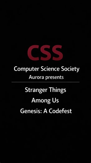 CSS on Instagram: "Big events. Bigger energy. 💥 CSS is bringing the bangers 🔥 Register now before it’s too late! #viral#colllege#fest #computersciencesociety #likelikelike"