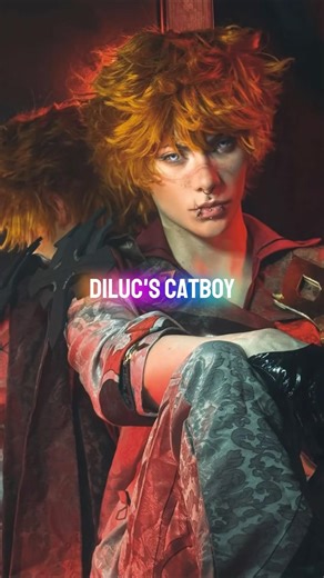 Diluc’s Catboy Cosplay Profile #cosplay #cosplayer #cosplaycommunity #cosplayers #cosplays