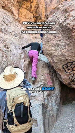 Las Vegas’ best hike that leads to hot springs! Goldstrike hot spring hike | Colorado river