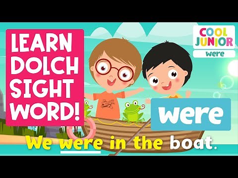 Phonics | Sight Words Songs! | Sight Word "were" (Level 3B-20) | by Cool Junior Phonics