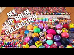UPDATED & ORGANIZED LIP BALM COLLECTION! *ULTRA SATISFYING*