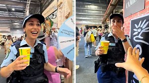 Aussie cop sets hearts racing as she is dubbed the 'most gorgeous police officer ever'