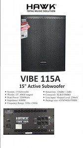 VIBE 115 A II ACTIVE SUBWOOFER