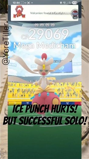 Mega Medicham Solo Raid - Pokemon Go