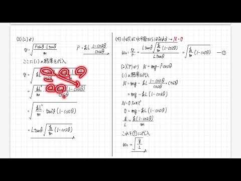 【新課程】リードα物理基礎・物理 170 「ばねによる円錐振り子」