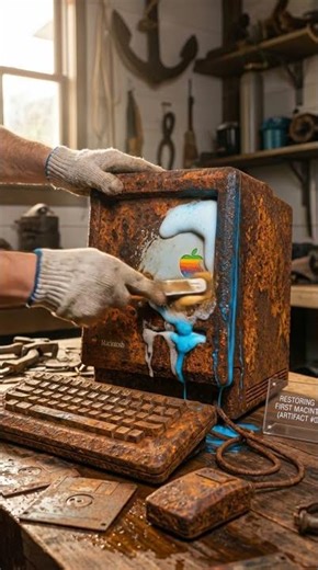 Restoring a Rusty Vintage Macintosh That Time Forgot