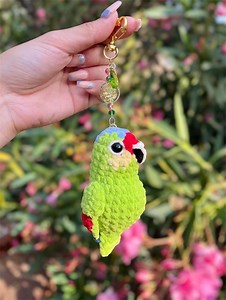 Handmade Crochet Parrot Keychain Friends ! - Etsy