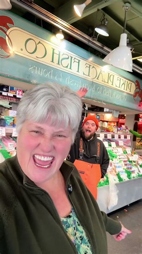 Pike Place Fish Market in Seattle