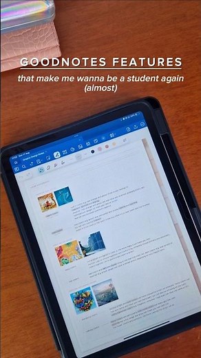 Goodnotes features that (almost) make me wanna be a student again🤩 #digitalnotes #goodnotesplanner