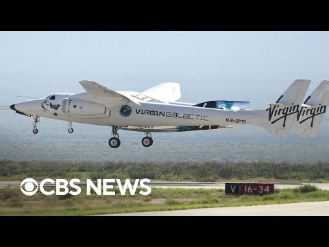 Virgin Galactic launches company's first commercial space flight