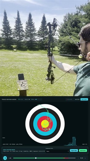 Open Float Archery Test Shot With Zoom