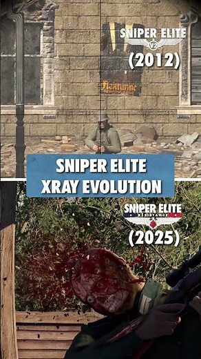 Sniper Elite: X-RAY KILL 2012 vs 2025