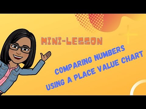Comparing Numbers Using A Place Value Chart