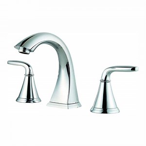 Reviews for Pfister Pasadena 8 in. Widespread 2-Handle Bathroom Faucet in Polished Chrome | Pg 1 - The Home Depot
