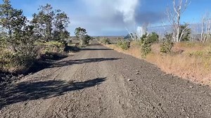 Park staff have cleared Crater Rim Drive East and Chain of Craters Road of volcanic ash and tephra. The roads are now open following episode 41 of the Kīlauea eruption. However, volcanic rock, ash and Pele hair (strands of volcanic glass) are still present in many areas at the summit. This tephra can irritate your skin, eyes and respiratory system. Follow these safety recommendations: 👉Drive and hike with caution; tephra could cover road markings and increase tripping hazards on trails and over
