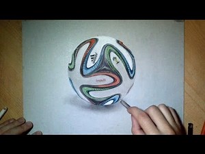 Official FIFA ball - Drawing time lapse