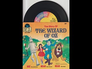 "The Wizard of Oz" read along book and record
